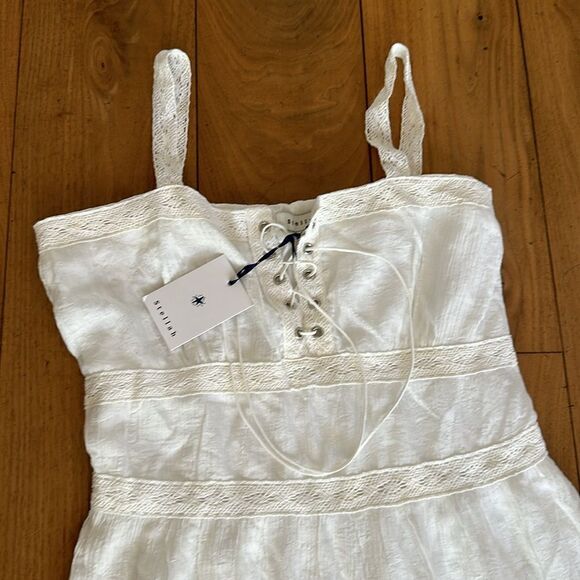 STELLAH White Cami Midi-Dress NEW with Tag Size medium - Picture 3 of 7